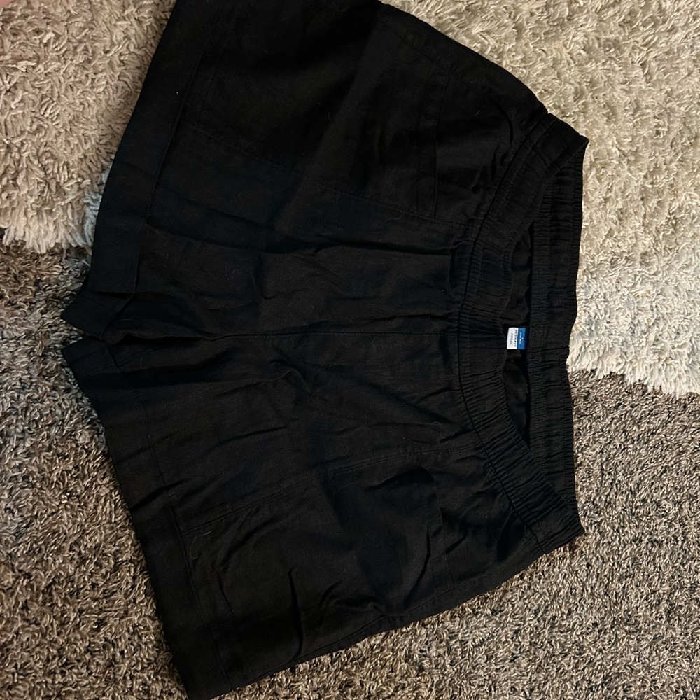 Black Old Navy Linen Women's Shorts